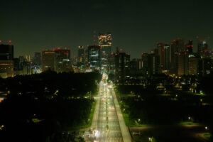 客室からの夜景