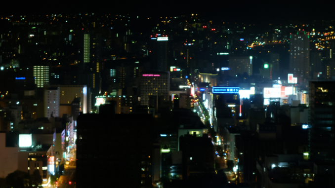 札幌の夜景